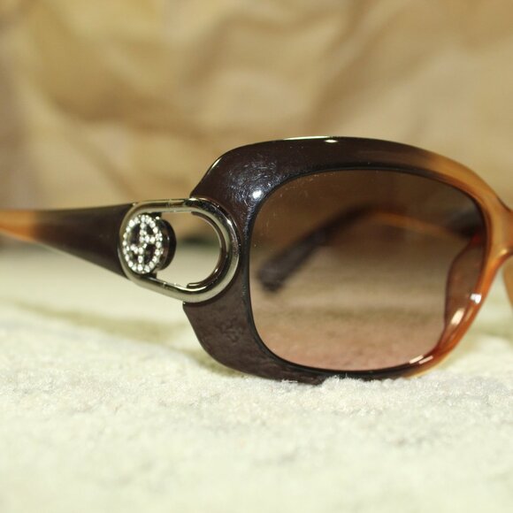 Giorgio Armani GA 654/S 973DE Ombre Brown Rhinestone 57 [] 17 130 Sunglasses main image 9